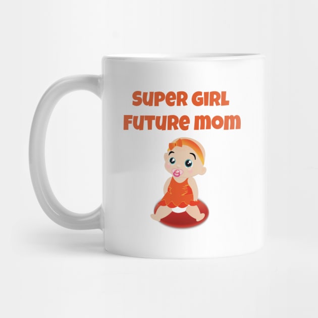 SUPER GIRL FUTURE MOM by lionspride